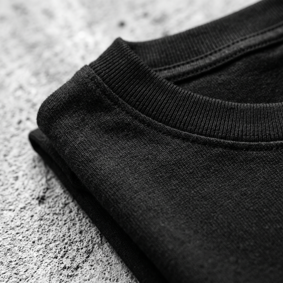 Heavyweight combed cotton jersey, close up